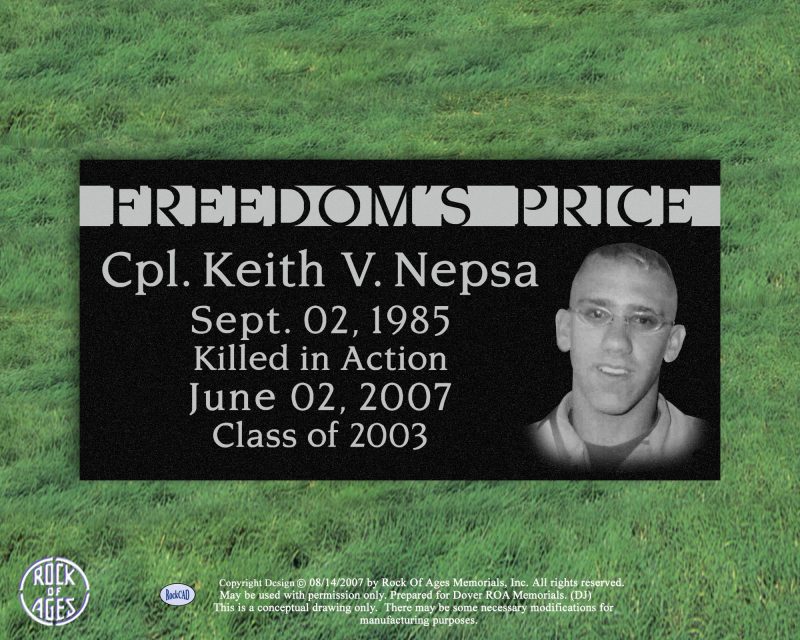 Corporal Nepsa Freedom's Price