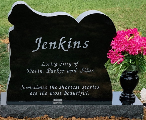 Jenkins Infant and Child Bench with Song Quote