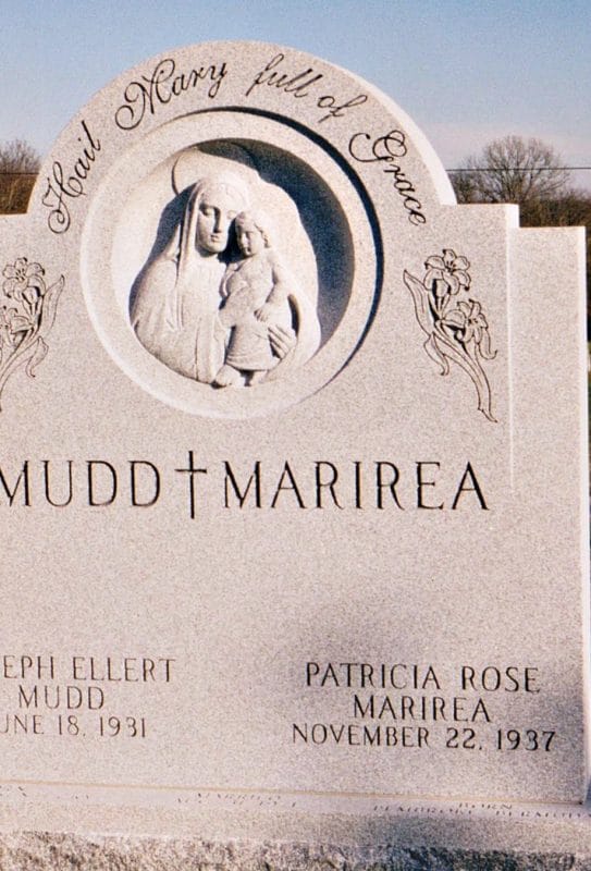 Scupture and Statuary Granite Blessed Mother and Child